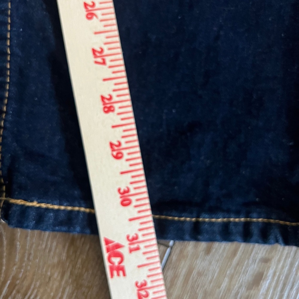 Levi Strauss & Co. Women Straight Leg 505 Jeans W34 L32 Dark Indigo Denim - Picture 6 of 8